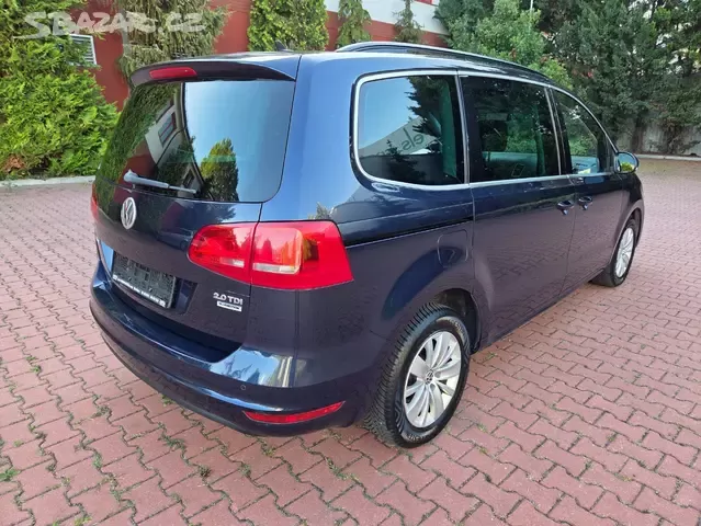 VW Sharan 2.0TDI 103kW, DSG, 7.míst, 2014, xenon, po servisu - 4