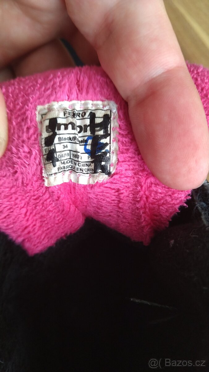 Zimní dětské holčičí boty vel. 34 - 4