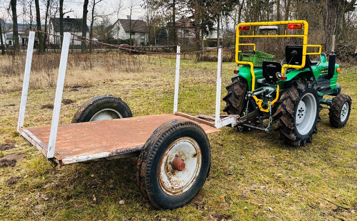 Vyvážečka za traktor, vlek do lesa na dřevo - 4