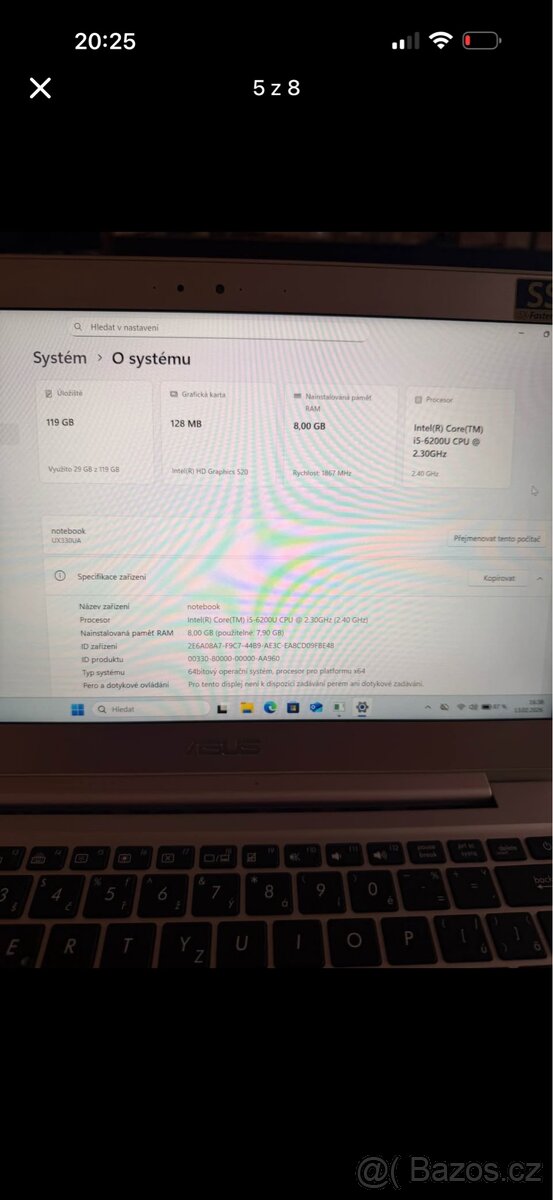 Notebook Asus ux330u (ultrabook) - 4