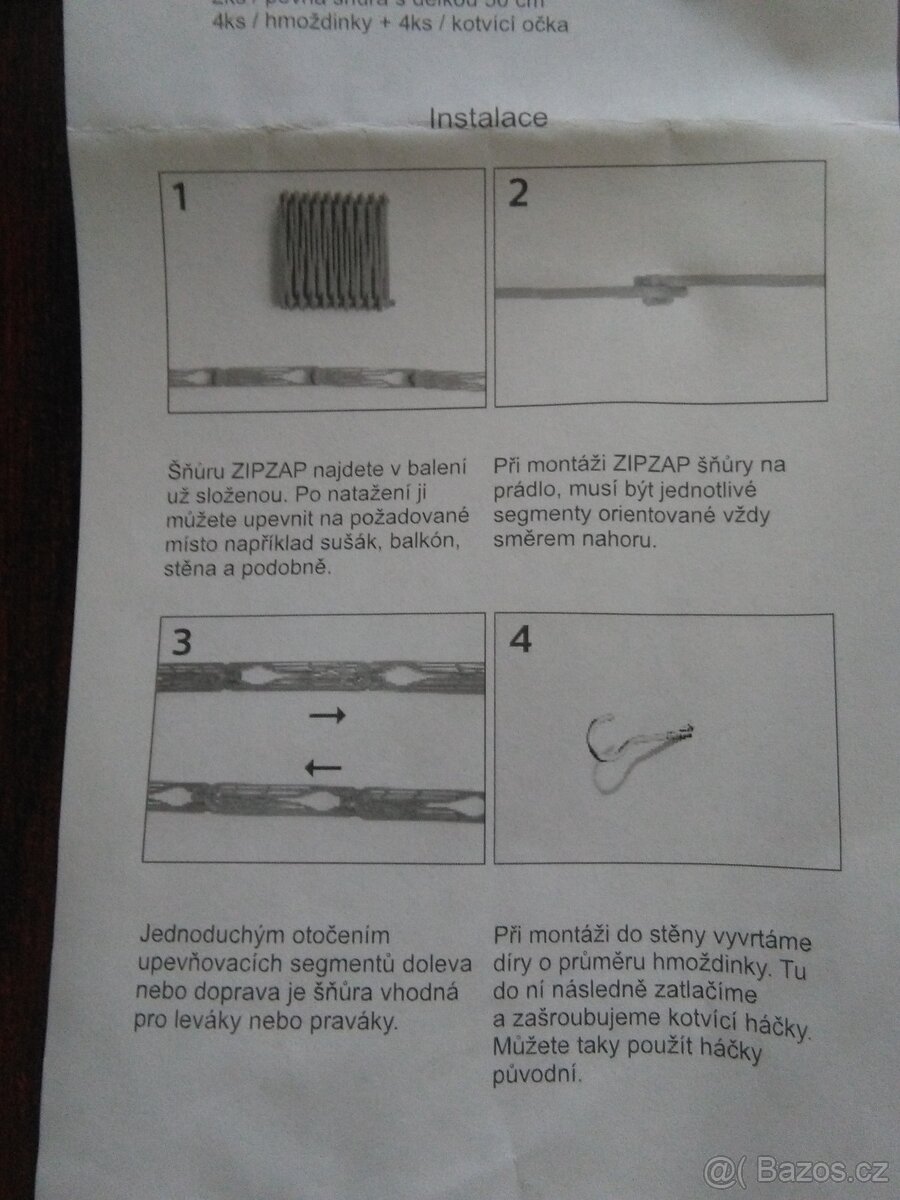 Sušení prádla (3,5m) - 4