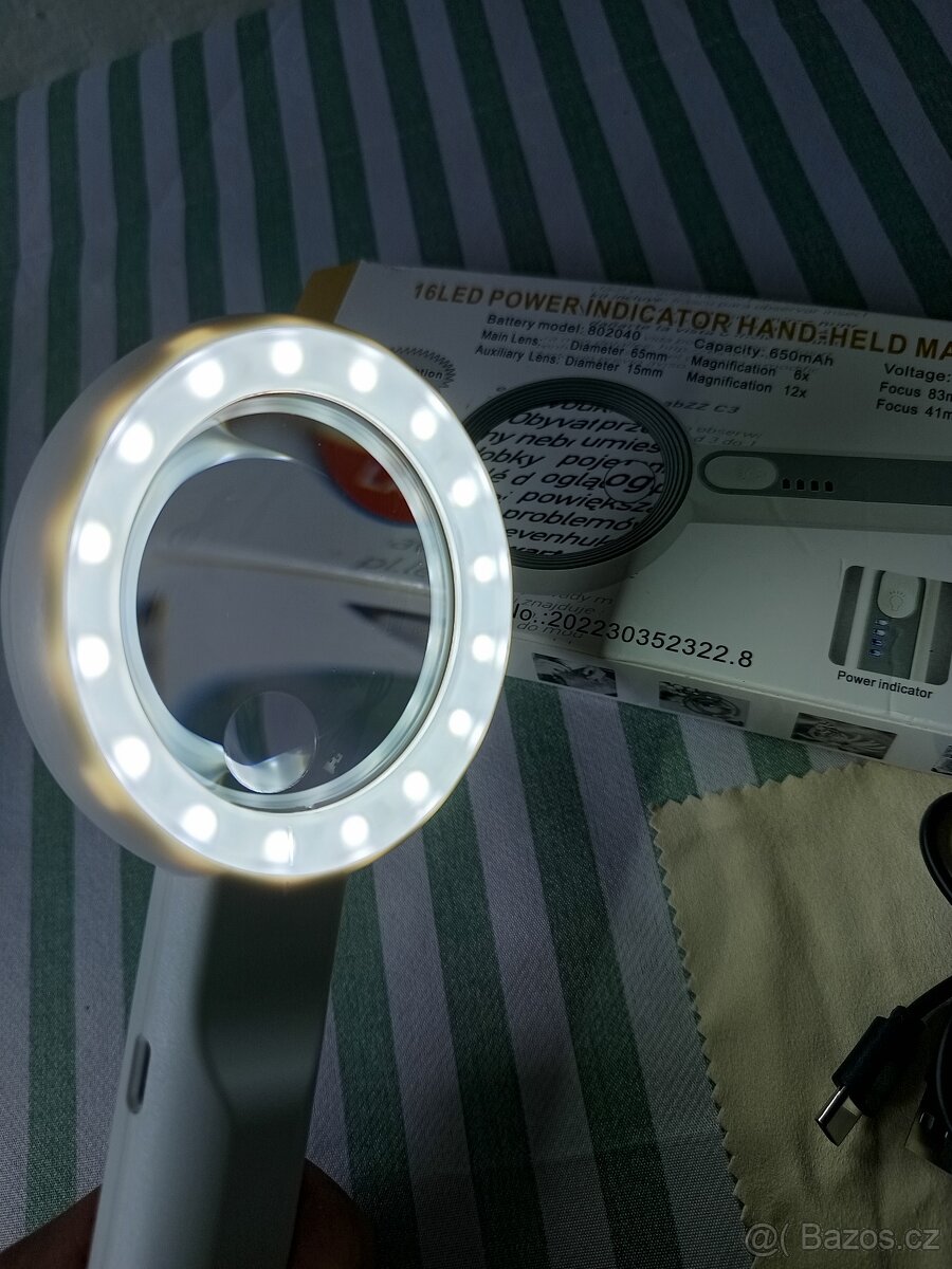 USB lupa - LED podsvícení - 4