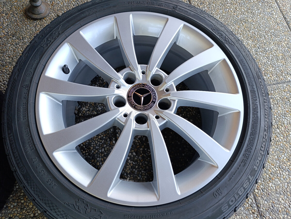 5x112 Mercedes Benz 8,5Jx17 ET34,5 č.A2184011002 alu disky - 4