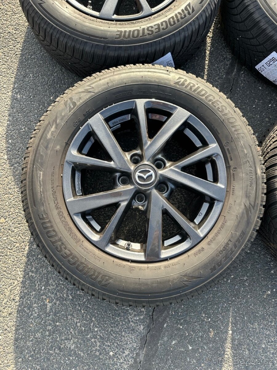 Alu Kola - 6.5 X 16 (5X114.3) - na zimních Bridgestone - 4
