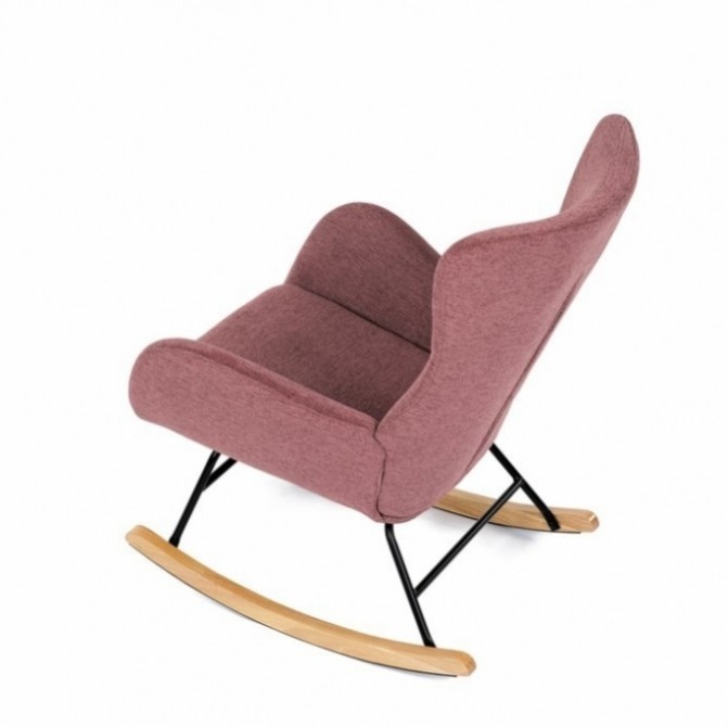 Houpací křeslo, růžová látka, AK-376 PINK2 - 4