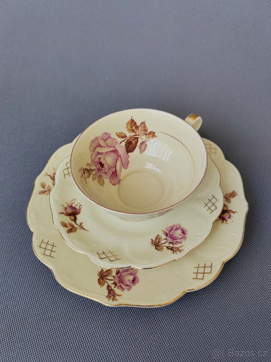 Starožitná porcelánová sada Schirnding Porzellan 1909-1925 - 4