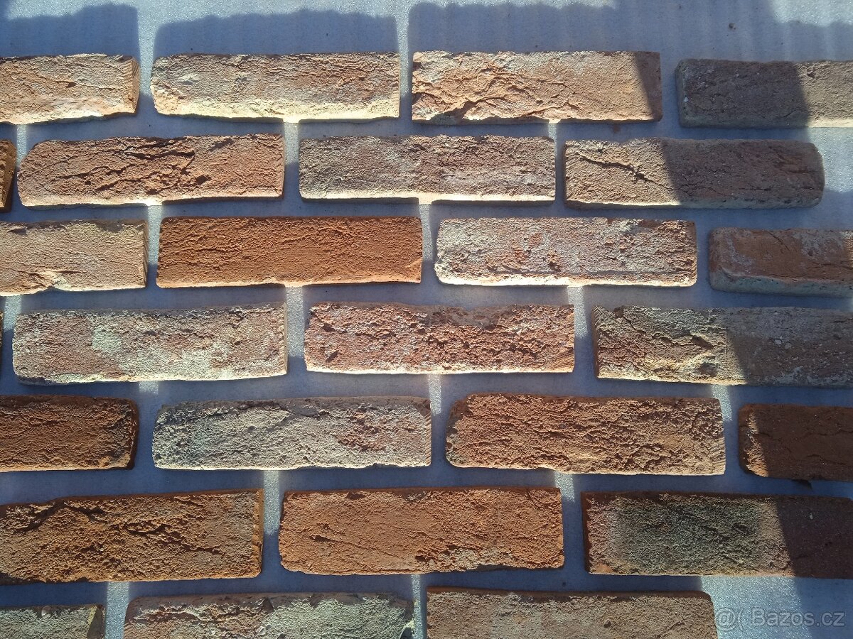 Cihlový obklad pásky z cihly líc - 4