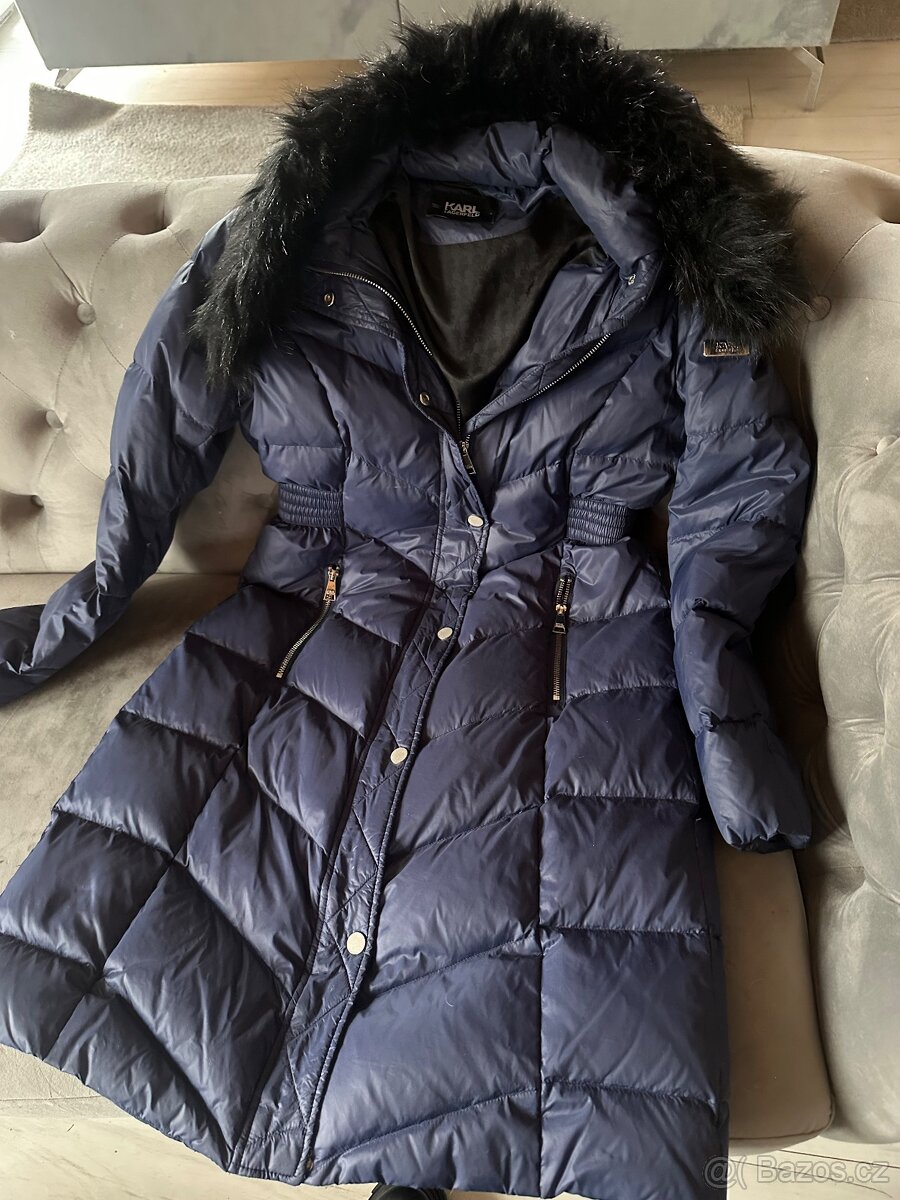 Kabat Karl Lagerfeld tmave modry - 4