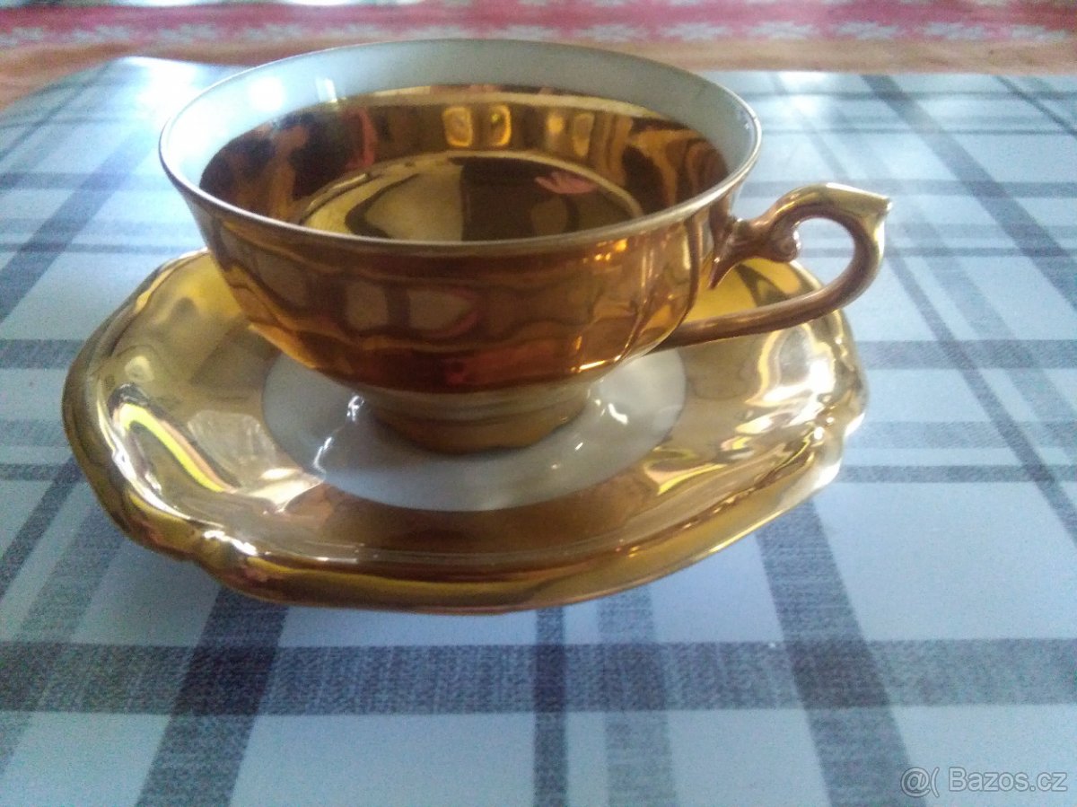 Zlatý porcelánový servis - 4