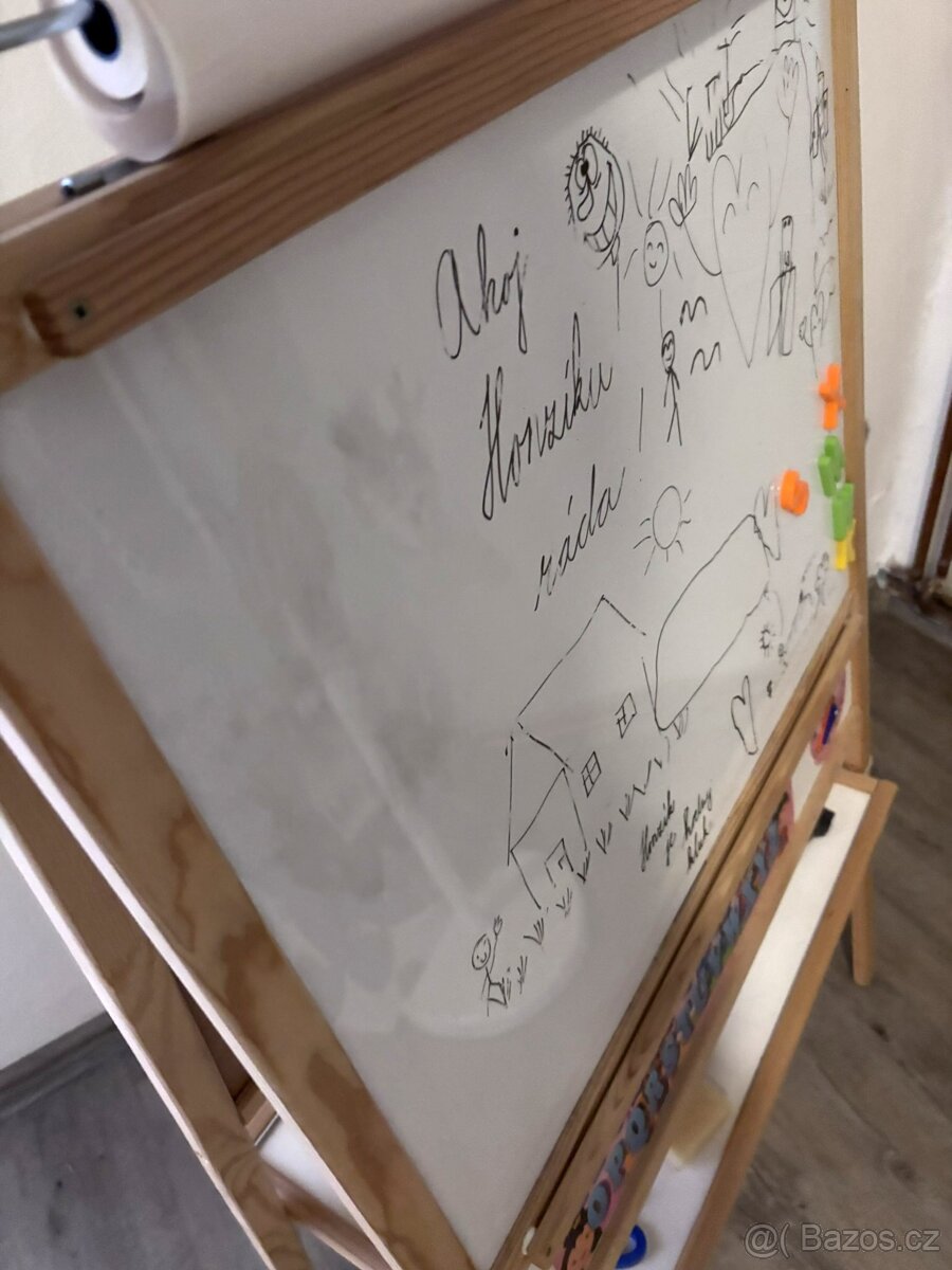 Dětská tabule 3v1 – kreslení, psaní, učení hrou - 4