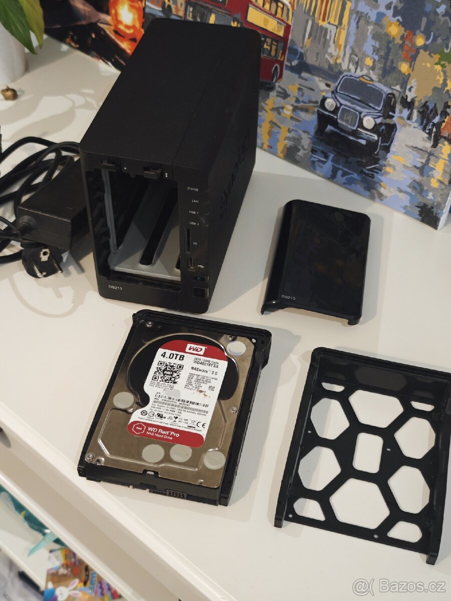 Synology DiskStation DS213 + 4TB NAS HDD - 4