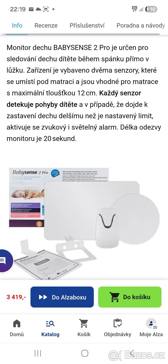 Monitor Babysense 2 Pro - 4