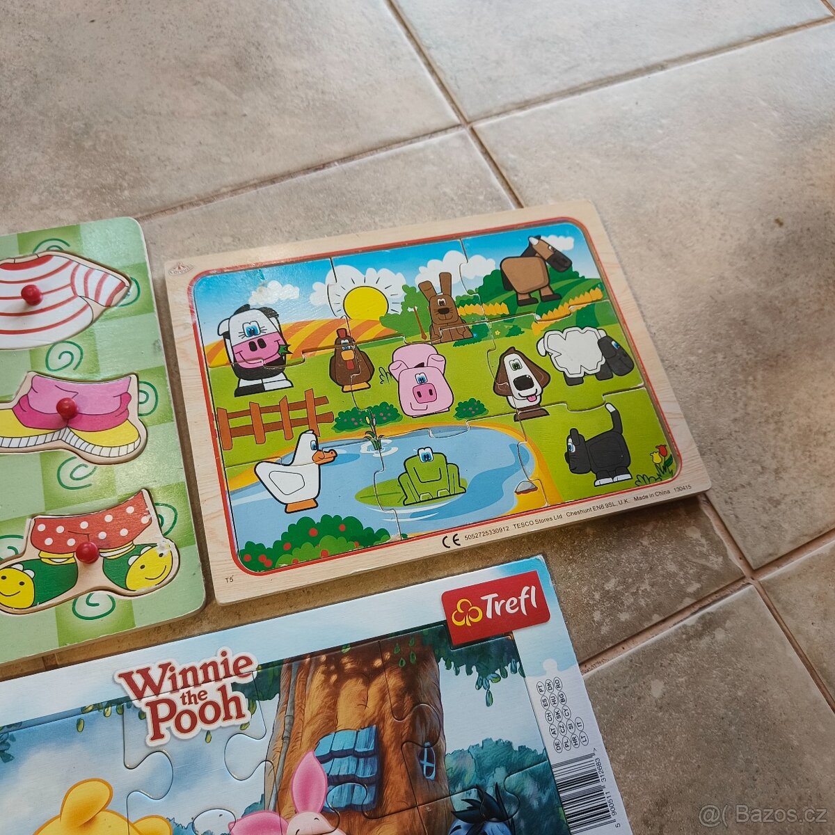 Puzzle,dřevěná skládačka pro nejmenší - 4