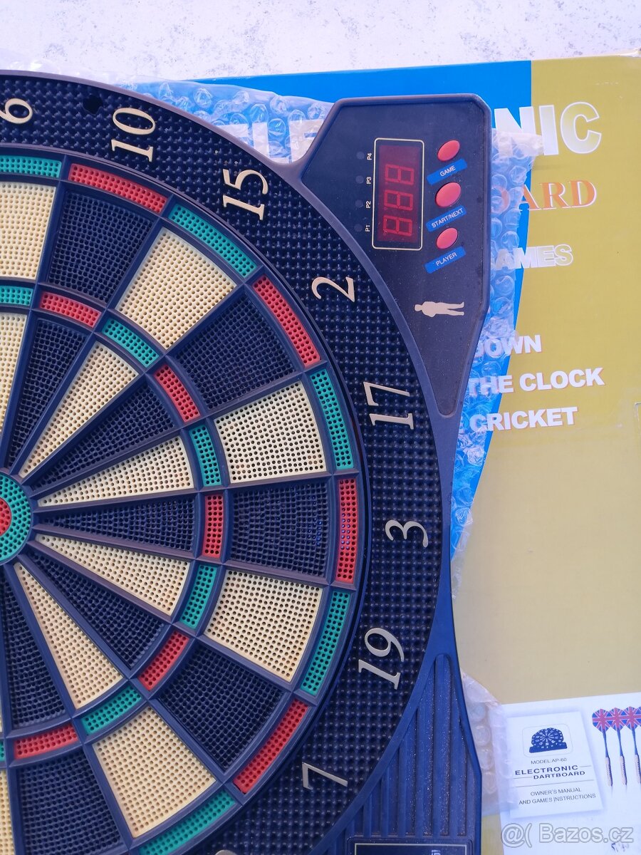 Elektronické terč + Elektronic DARTBOARD model AP60 - 4