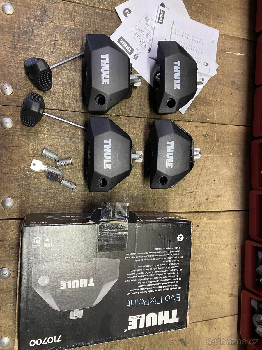 Patky střešního nosiče pro systém střešního nosiče Thule Evo - 4