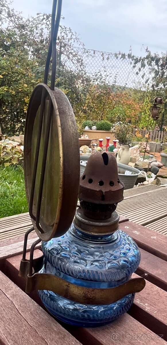 Ditmar (Vienna / Austrian Make) — modré sklo s reflektorem, - 4