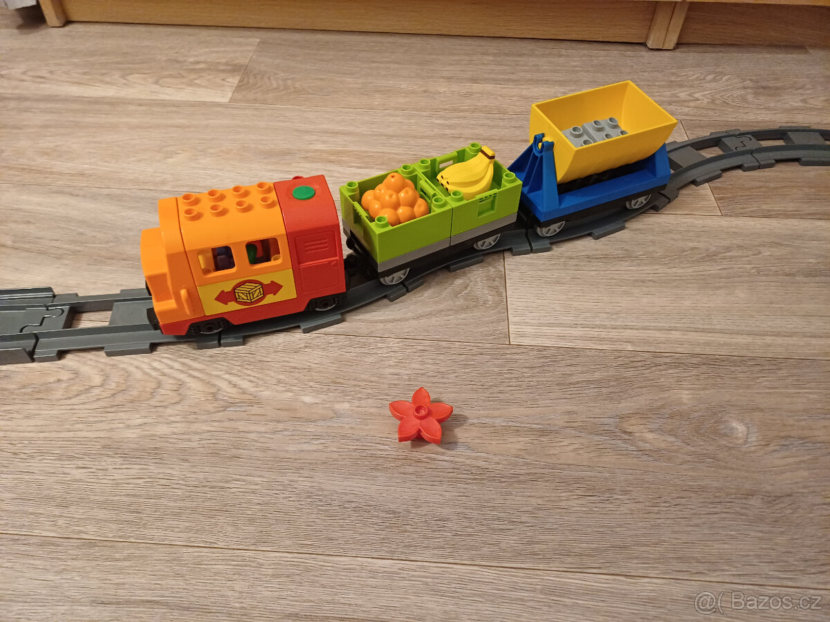 LEGO DUPLO- set sad vlaků, kolejí a kostek - 4