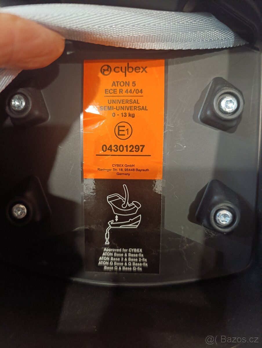 Prodám vajíčko Cybex Atom 5 s isofix bázi - 4