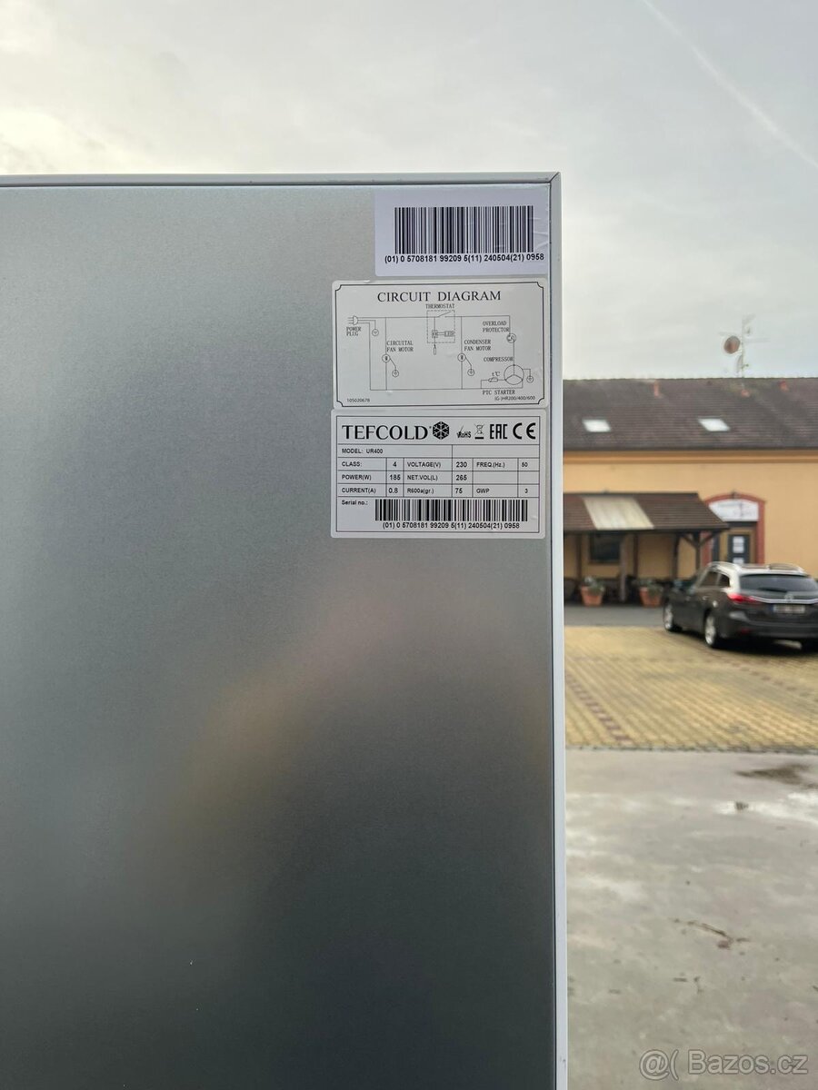 Profi lednice Tefcold UR400 bílá - 4