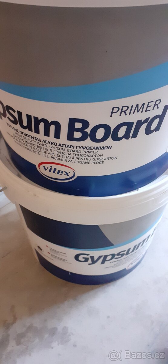 Prodam bilu barvu na sadru karton - 4