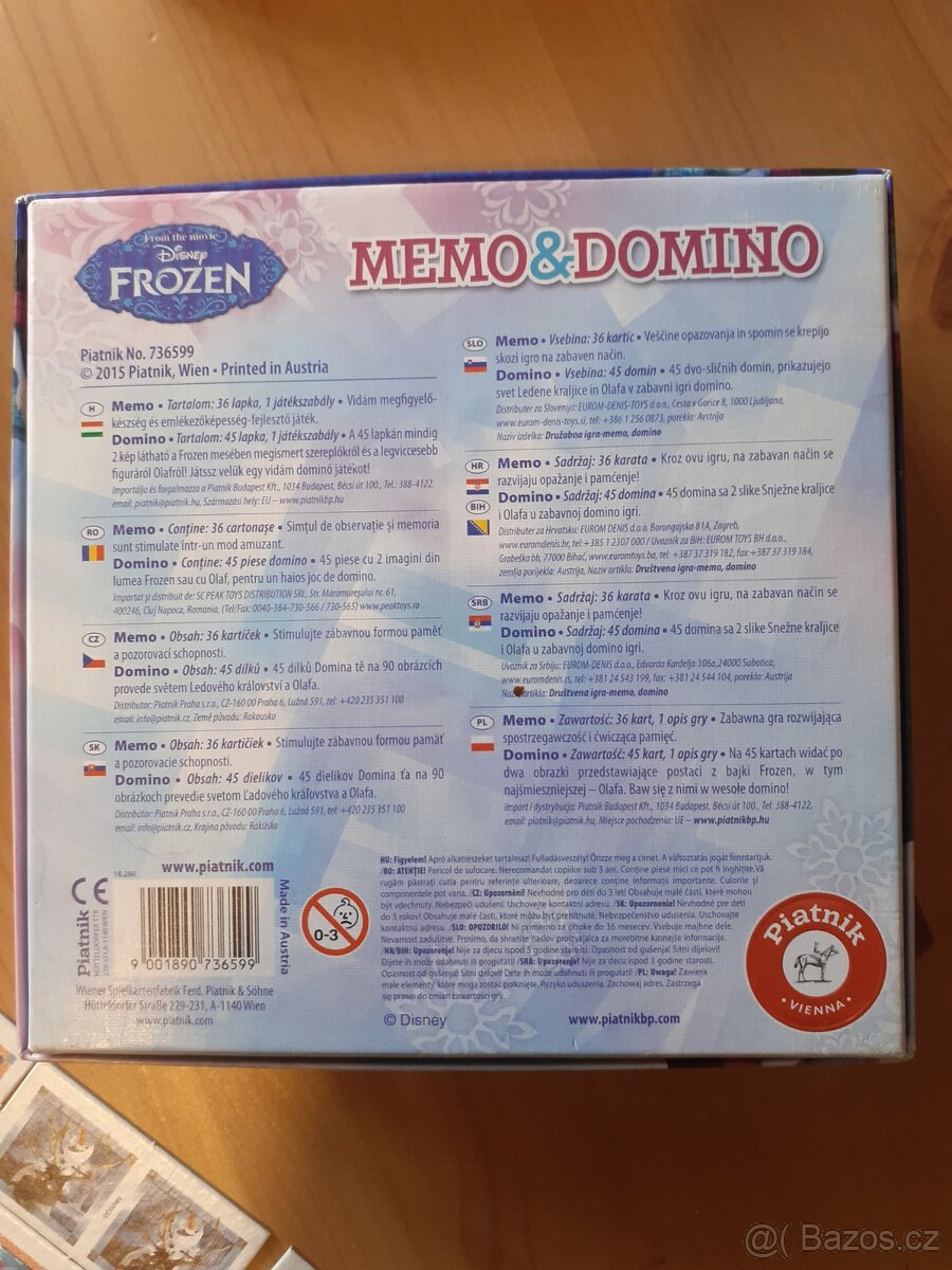 Domino a pexeso Frozen - 4