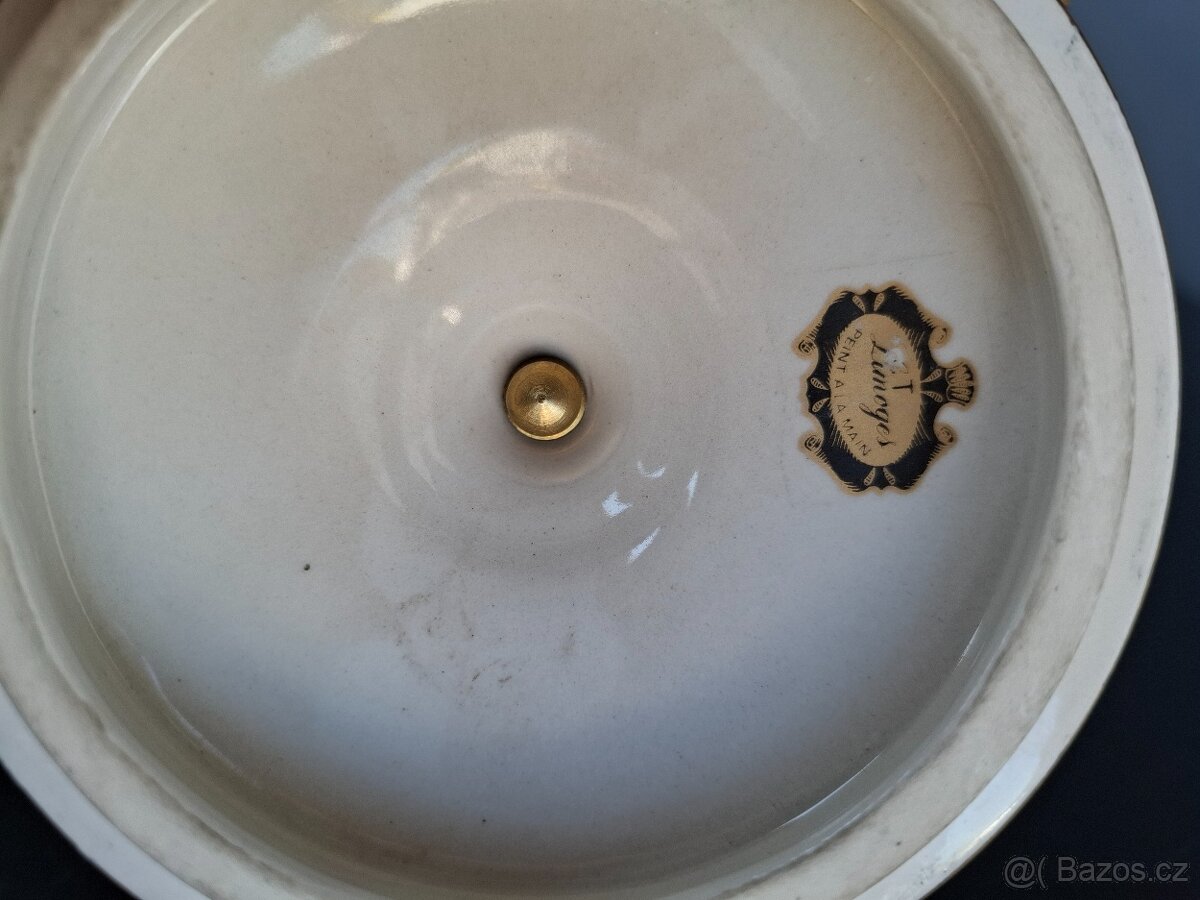 Starožitná porcelánová amfora Limoges - 4