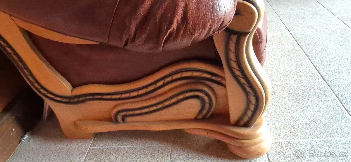 Kožená sedací souprava - 4
