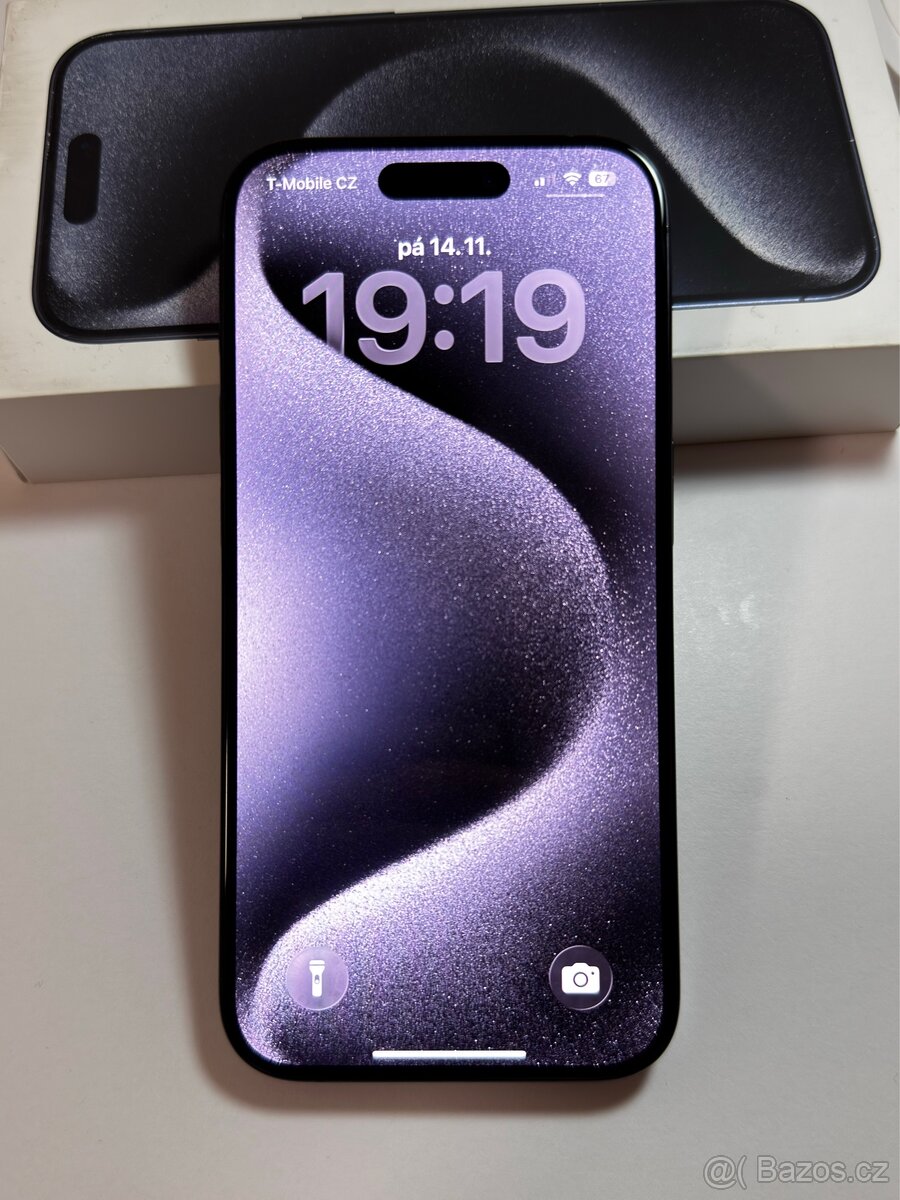 Apple iPhone 15 Pro, 256GB modrý titan, záruka 11.01.2026 - 4
