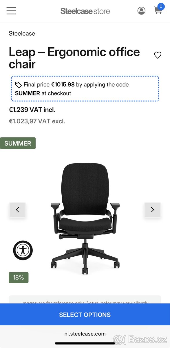 kancelářská židle Steelcase Leap v2 - 4