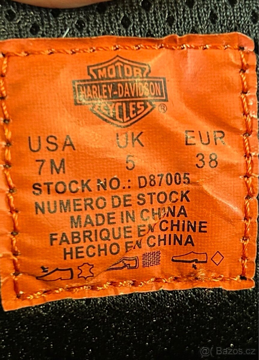 Harley Davidson motorkářské boty dámské vel.38 - 4