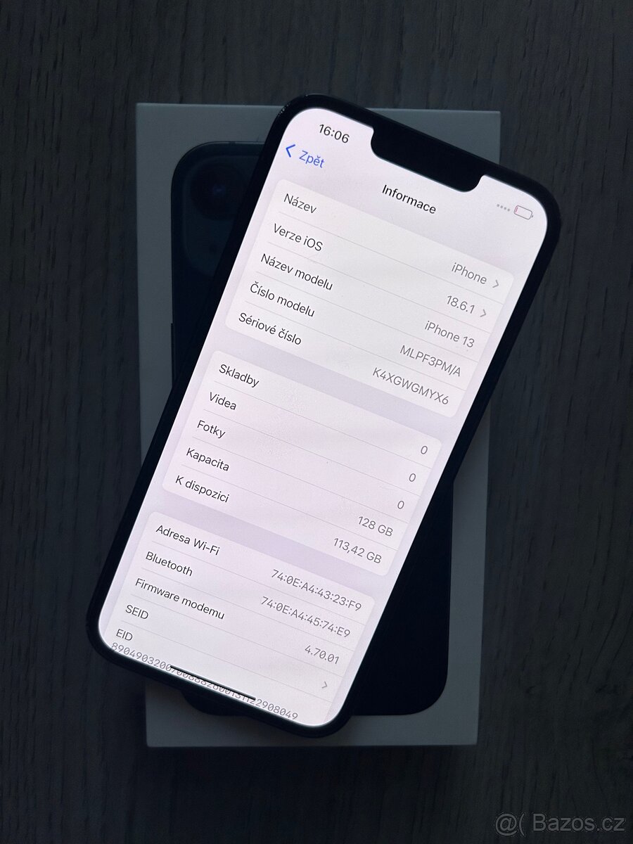 iPhone 13 128GB 85% Kondice Baterie ✅ - 4