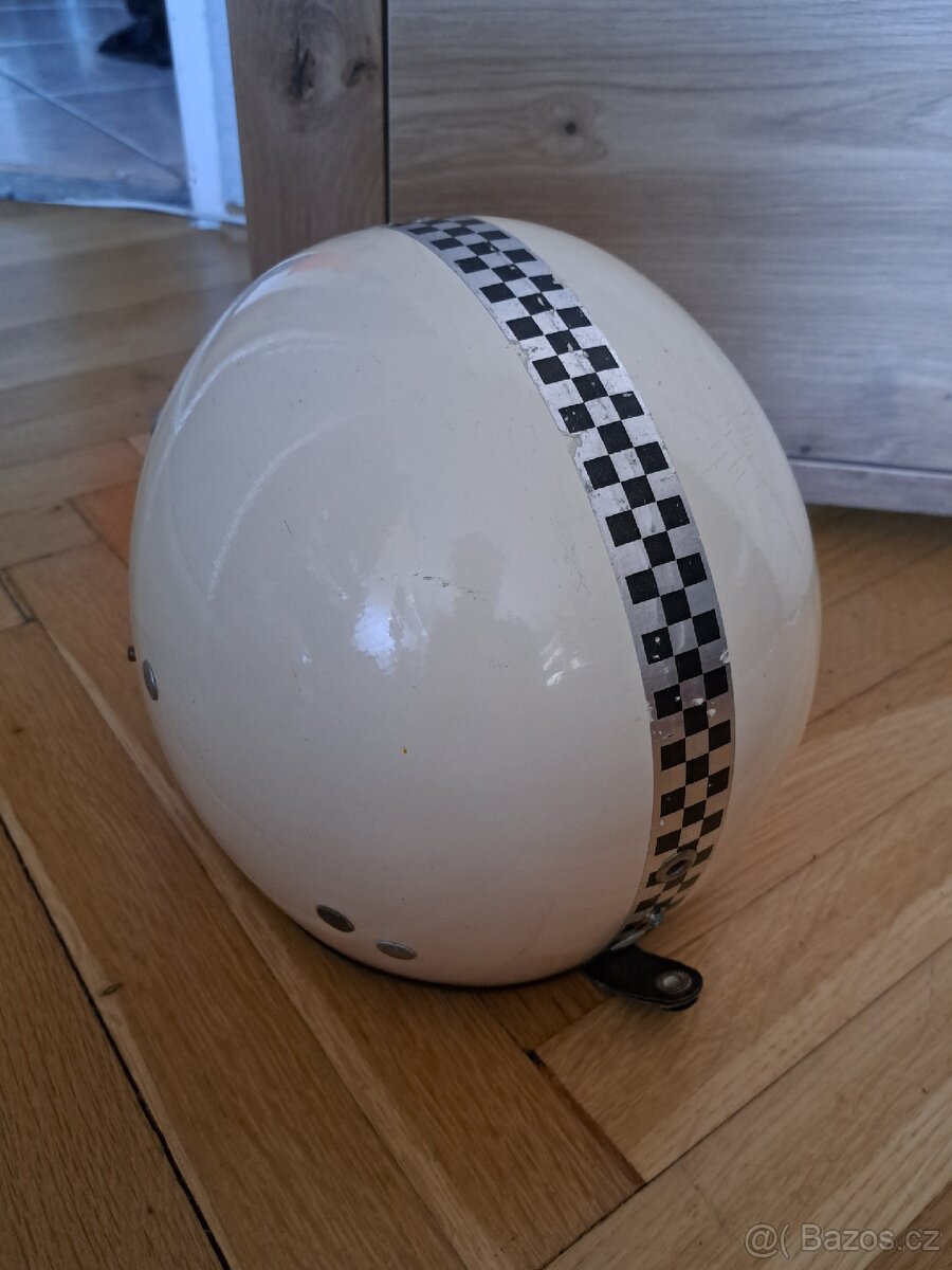 Přilba na veterána, retro přilba- CASSIDA SPORT- bílá - 4