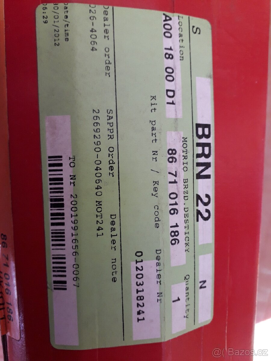 Prodám brzdove destičky - 4