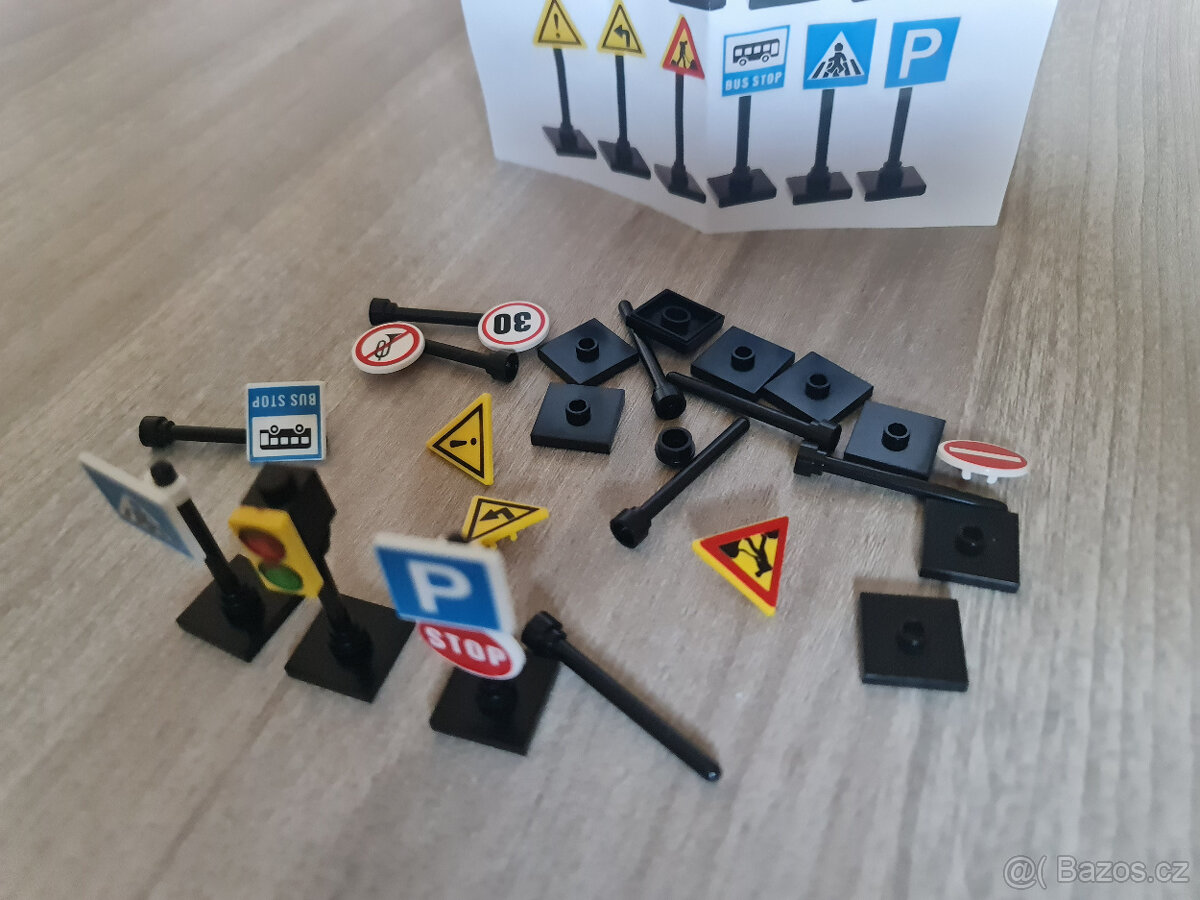 Lego dopravní značky - (2 druhy) Náhrady - 4