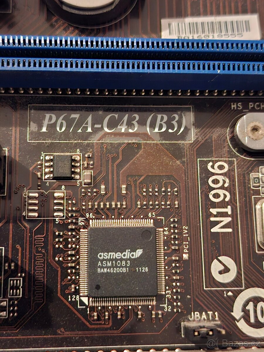 Základní deska MSI P67A-C43 (B3) + CPU + RAM - 4