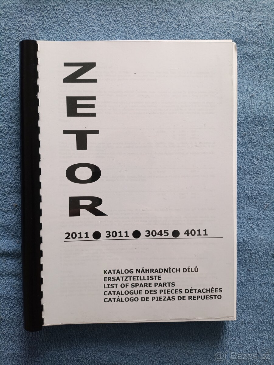 Dílenská příručka Zetor 2011, 3011,4011 - 4