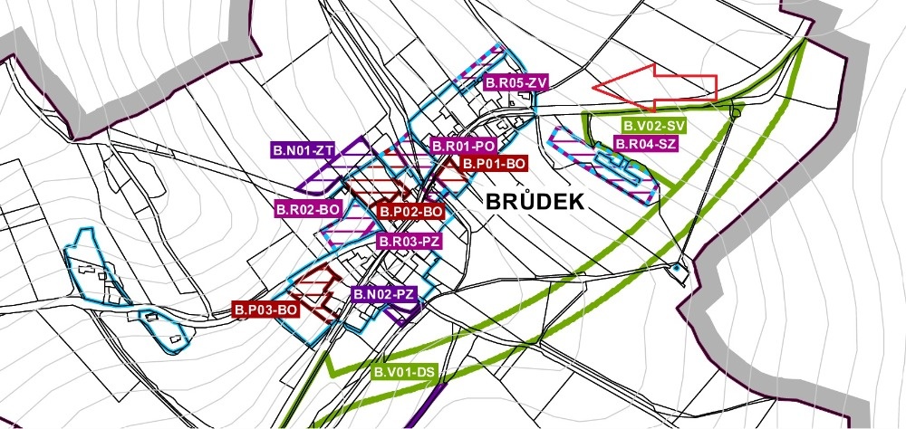 Prodej pozemku, 3000 m2, Brůdek u Všerub - 4