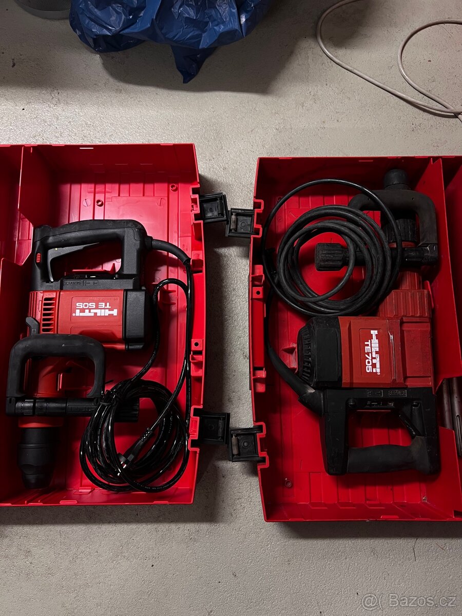 HILTI bourací, sekací, vrtací kladiva - 4