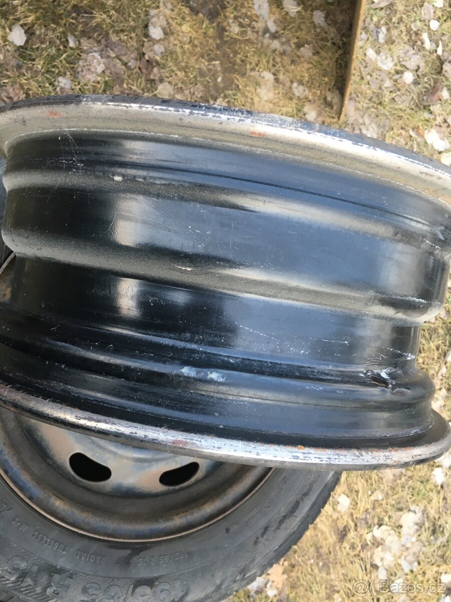 Peugeot - plechové disky 15" - 4