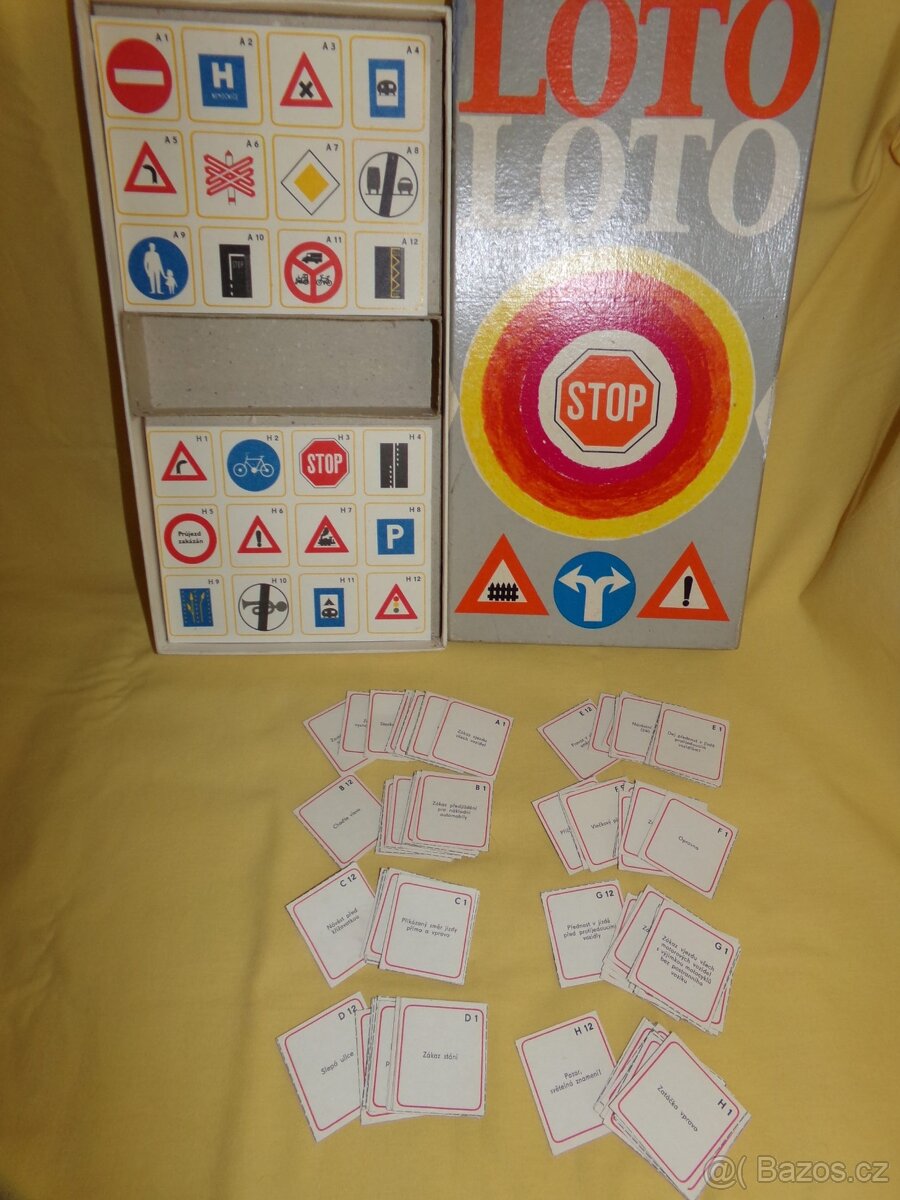 Retro společenská hra DOPRAVNÍ LOTO - TOFA SEMILY - 4