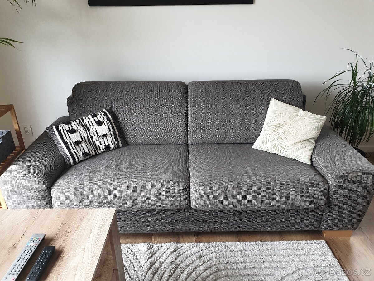 Rozkládací gauč se samostatným lamelovým roštem na spaní - 4