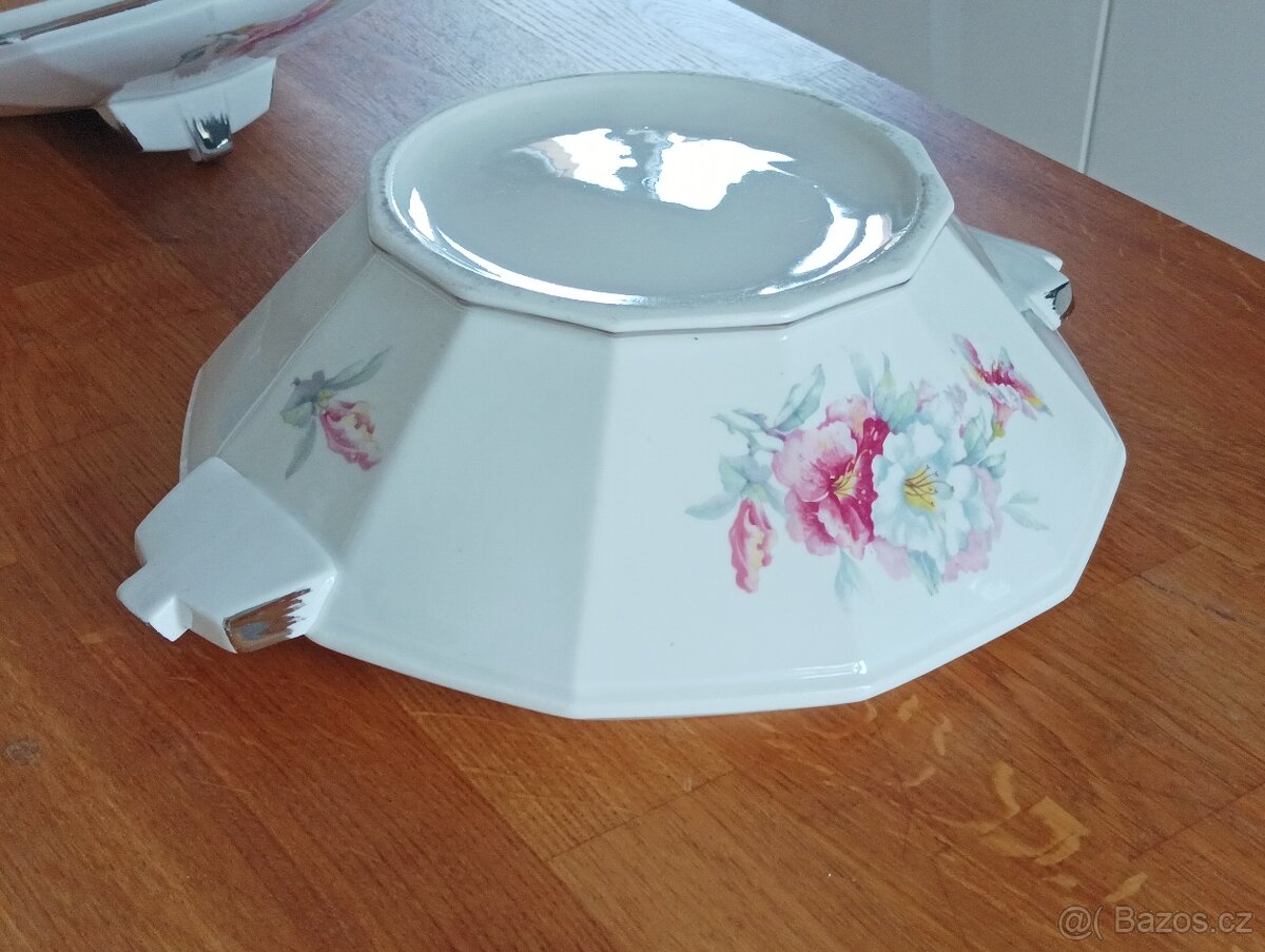 ART DECO PORCELÁNOVÁ TERINA REVA LIMOGES FRANCIE - 4