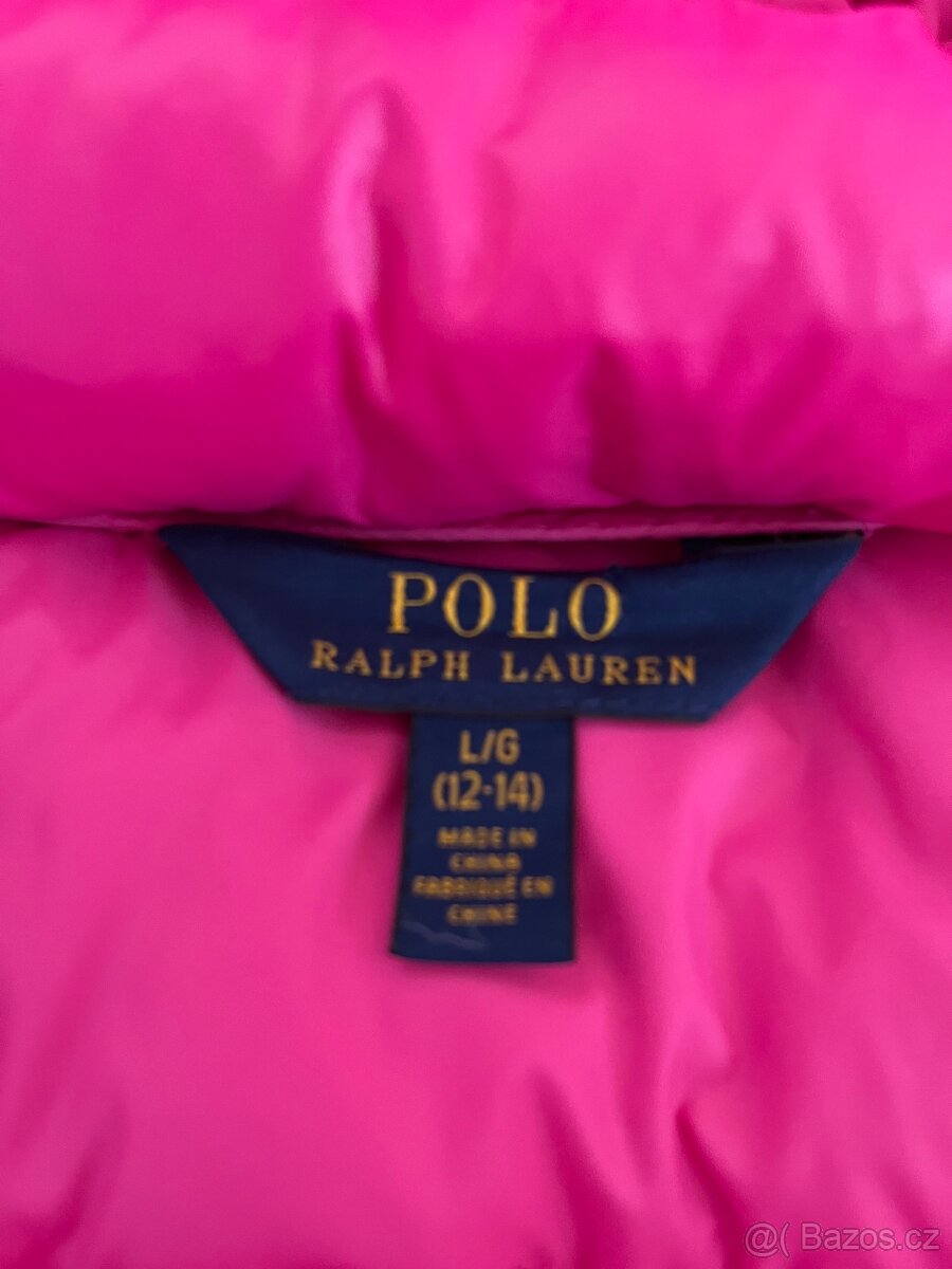 dívčí péřová bunda Ralph Lauren - 4