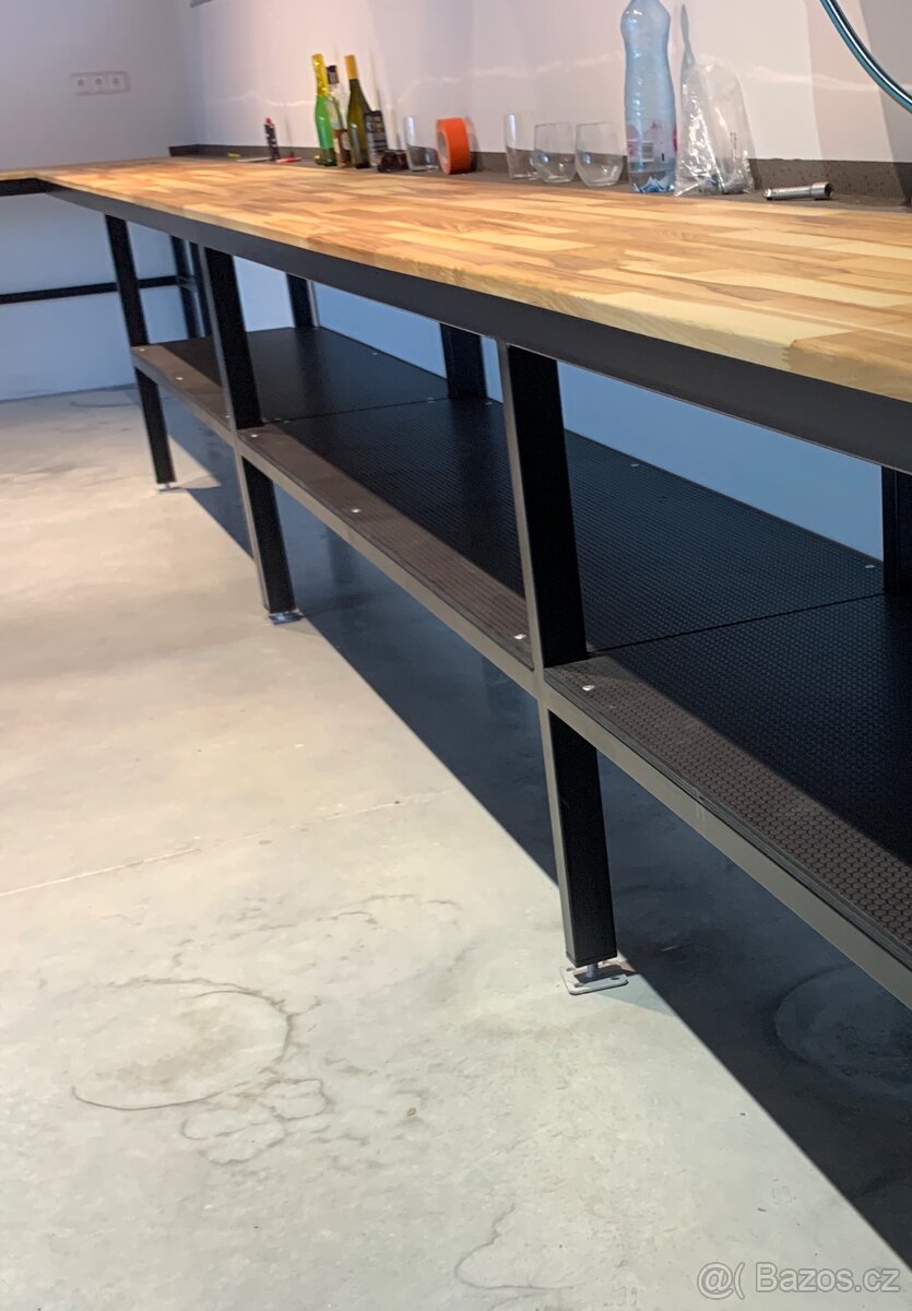 Pracovní ponk Bizon 2000x740x900mm Dílensky stul - 4