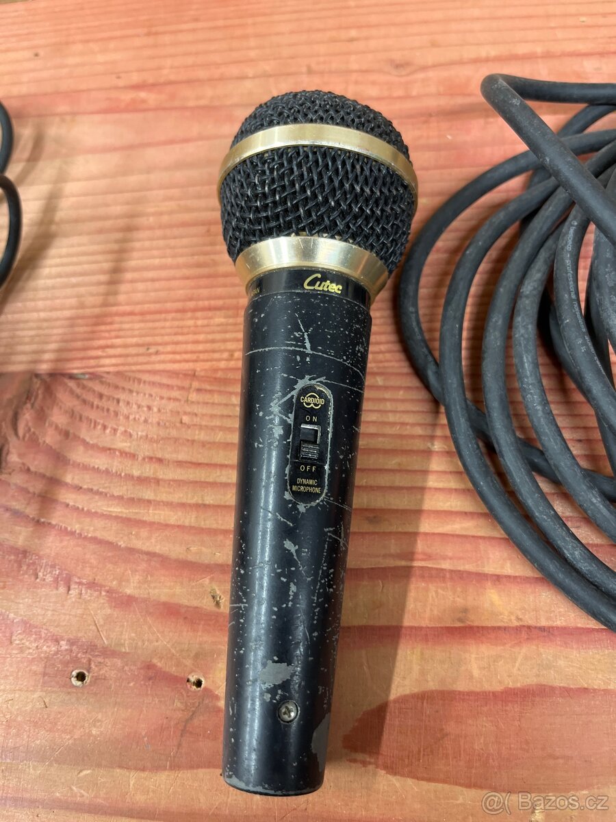 2xstarší mikrofon + kabel - 4