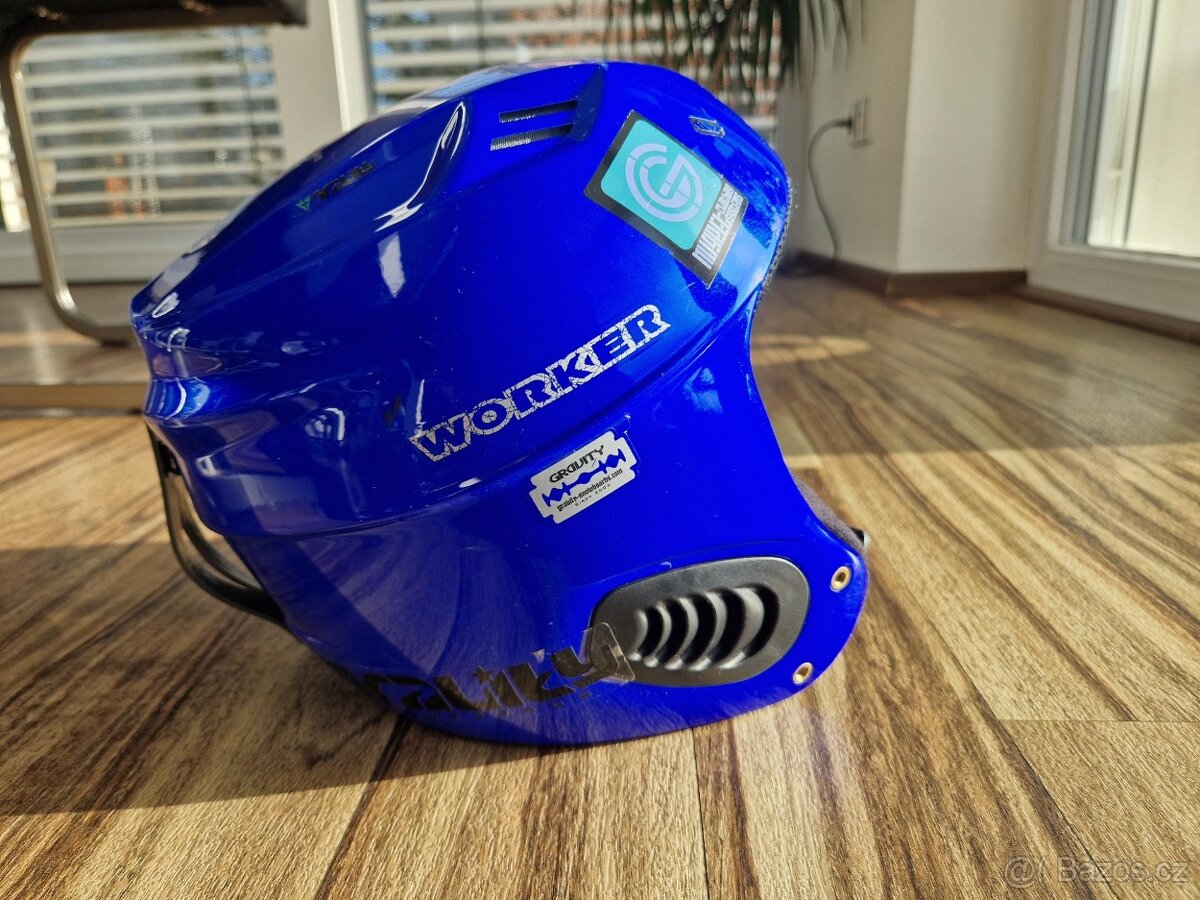 Dětská Lyžařská helma modrá - 4