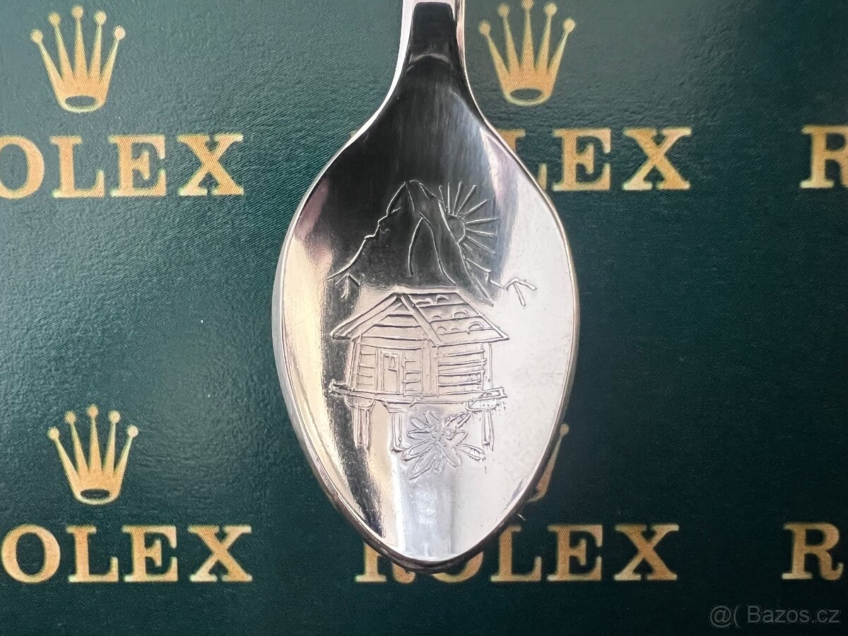 Sběratelská lžička ROLEX BUCHERER - TOP STAV - 4