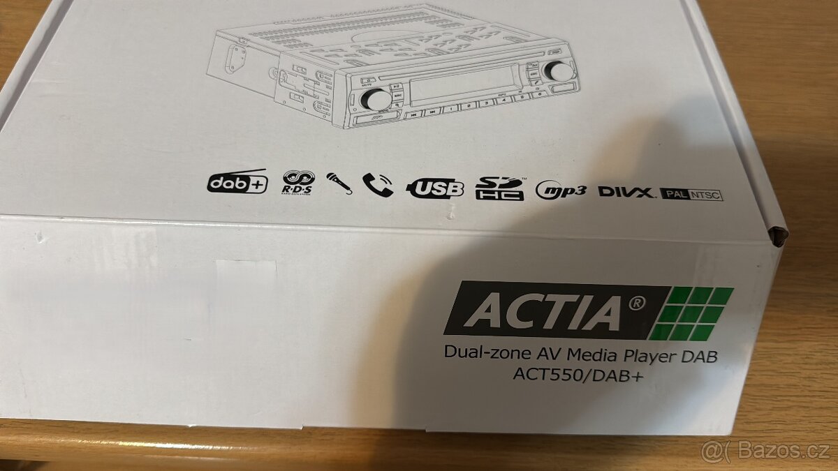 ACTIA ACT550/DAB+ 24V Dual Zone media player NOVÉ - 4