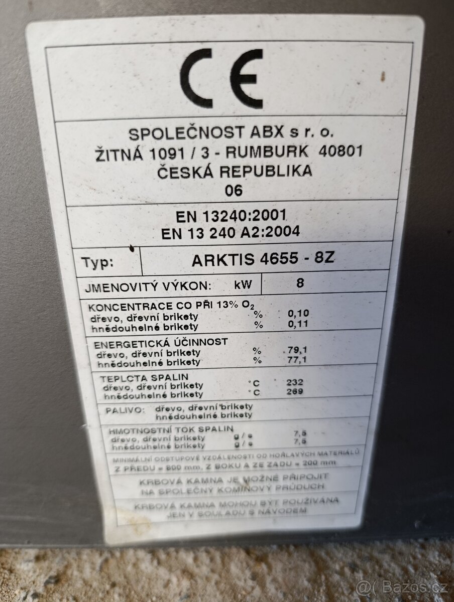 Krbová kamna ABX - 4