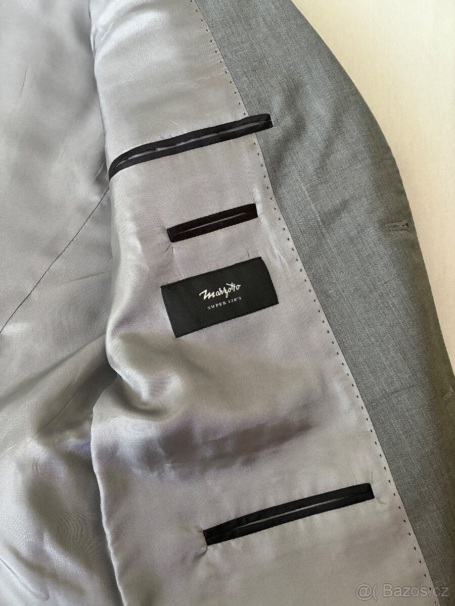 Chlapecký oblek 15let tmavě šedivý - 4